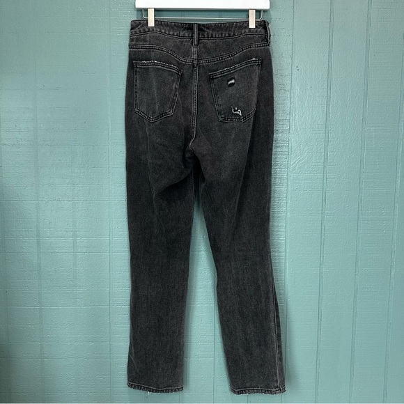 PacSun Grey Denim Distressed Mom Jeans Size 27 - Picture 3 of 3